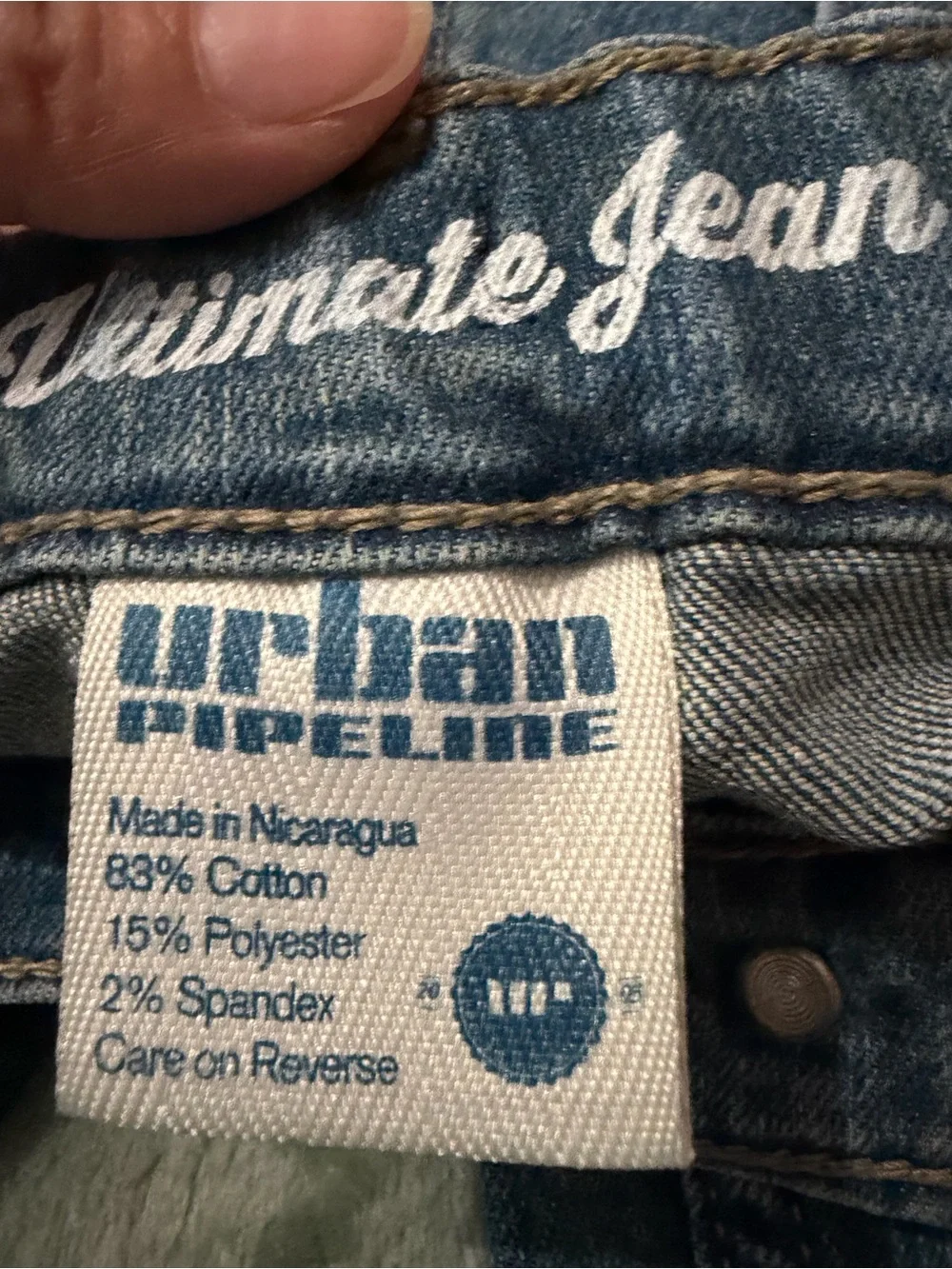 urban pipeline Men's Light Blue Straight Jeans